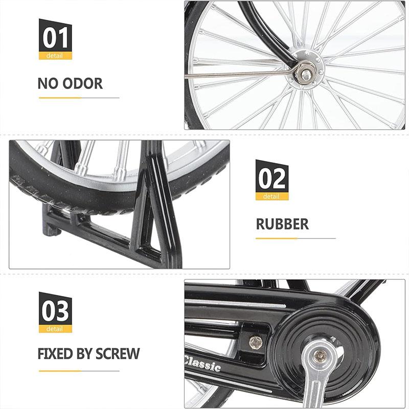 Велосипедное украшение с надувным насосом и портфелем для домашнего декора