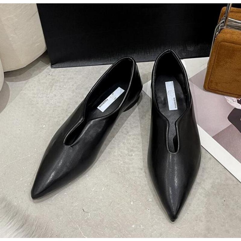 Fashion New Luxury Trend Women Shoes Flats Sandals Pointed Toe Retro Oxford Shoes Mules Casual Ladies Shoes Walking Shoe