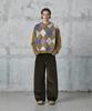 GLW Soft Argyle Knit Brown