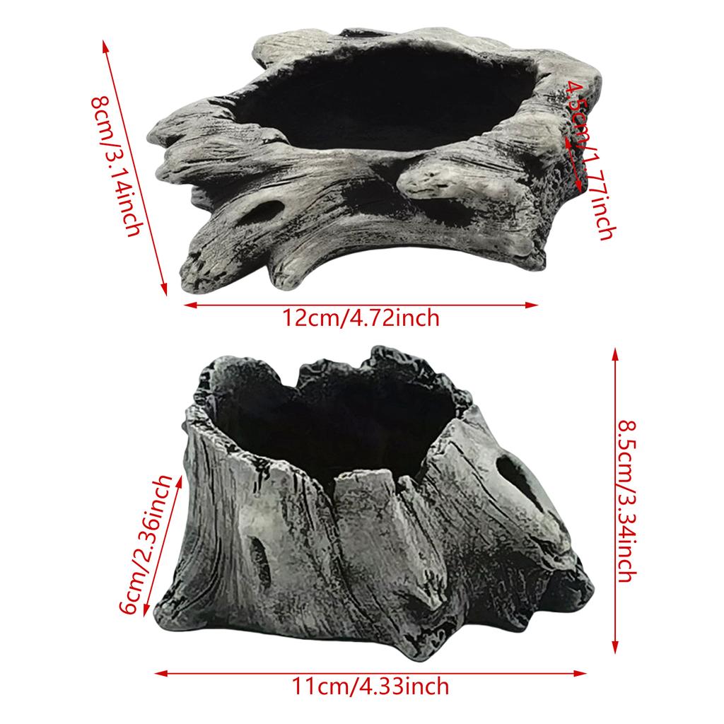 Искусственная скульптура-кашпо из коряги, смола, для суккулентов, цветочные горшки, имитация поленницы, пористые горшки для бонсай, горшки для деревьев и растений