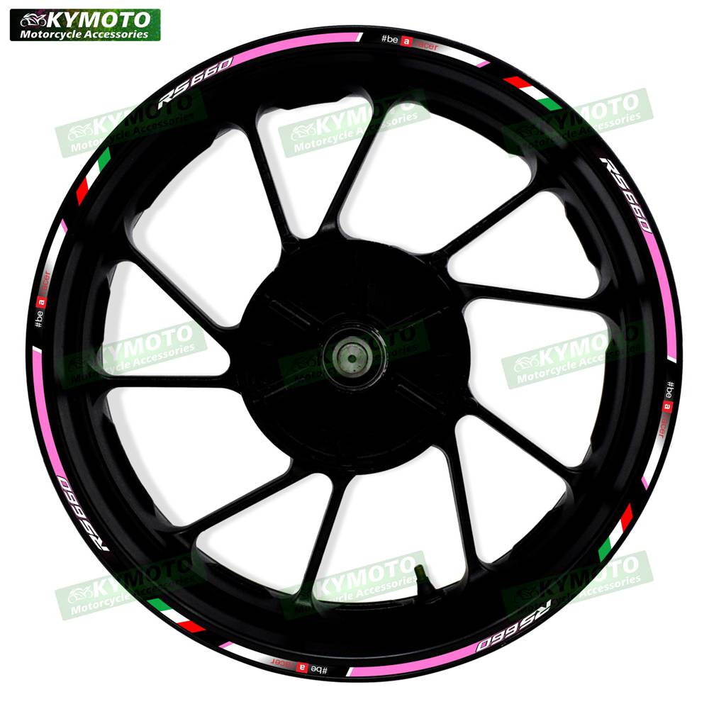 For Aprilia RS660 RS 660 reflective motorcycle stickers 17-inch front and rear rims decals fairing accessories decoration