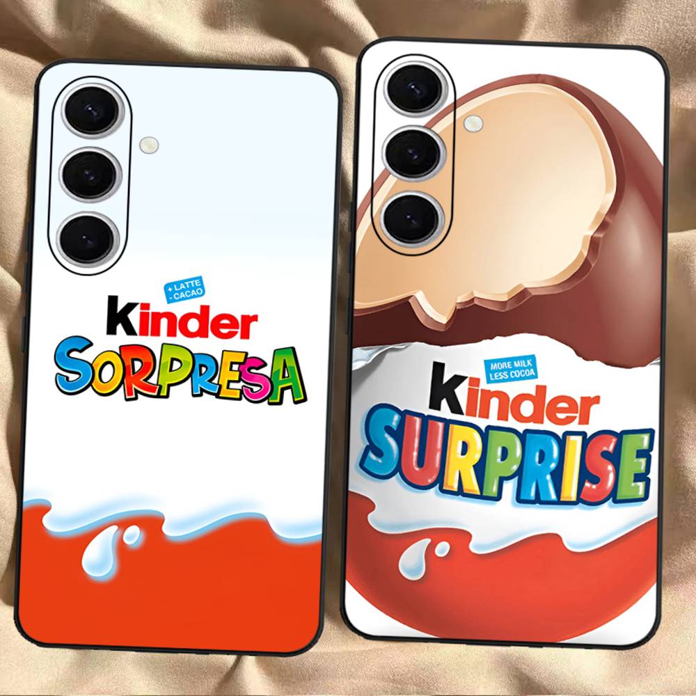 Чехол-брелок для телефона KINDER JOY с сюрпризом для Samsung S 24 Fe 25 Ultra Plus 20 Lite 21 30 22 23 24 22 Ultra 5G Fundas