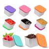 With Silicone Lids Salad Box Leakproof Food Storage Box Portable Sauce Cup
