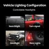 ndzsh1 Wltoys 4WD Climbing RC Car With Full-Scale Controller LED Differential and Cruise Control  Outdoor Remote Control Racing Vehicle
