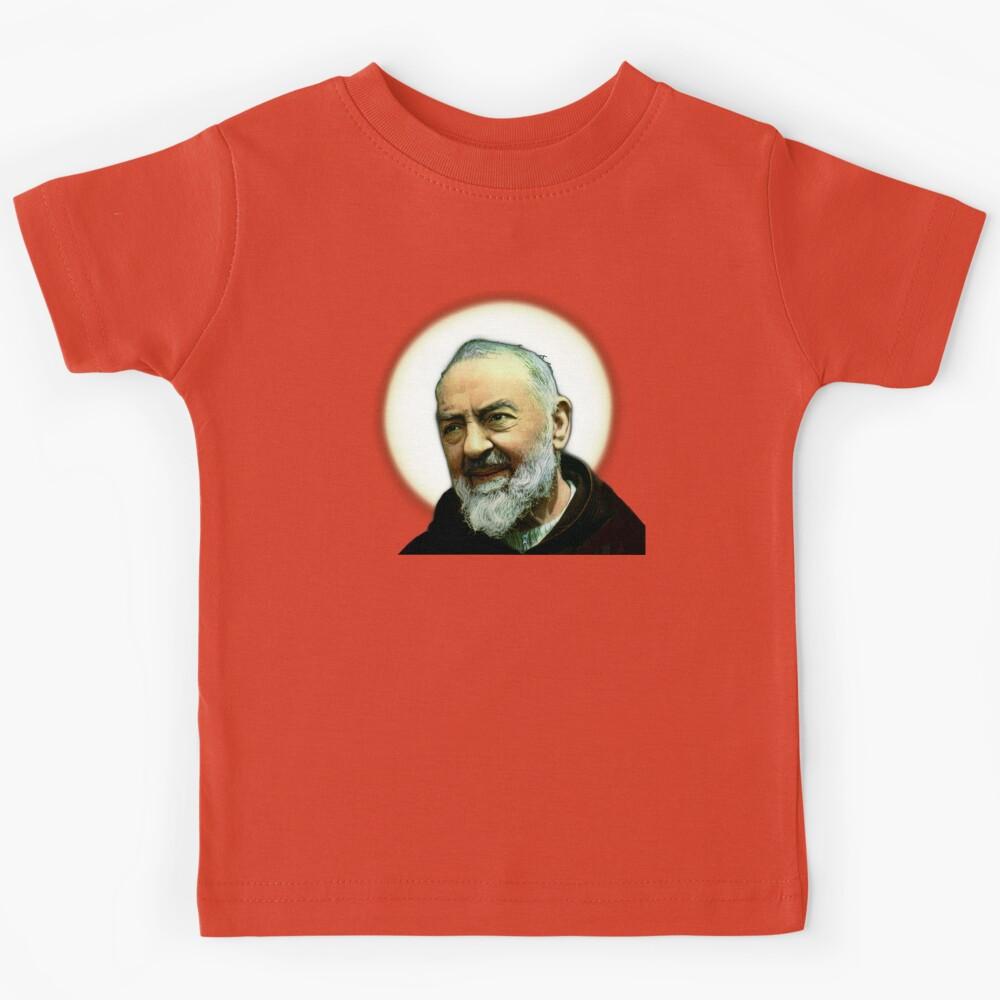 Saint Padre Pio of Pietrelcina Kids T-Shirt