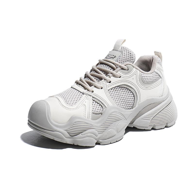 Ins Korean Version of Platform Dad Shoes 2025 Spring New Street Shot Student Running Sneakers Increase Height Casual AB06