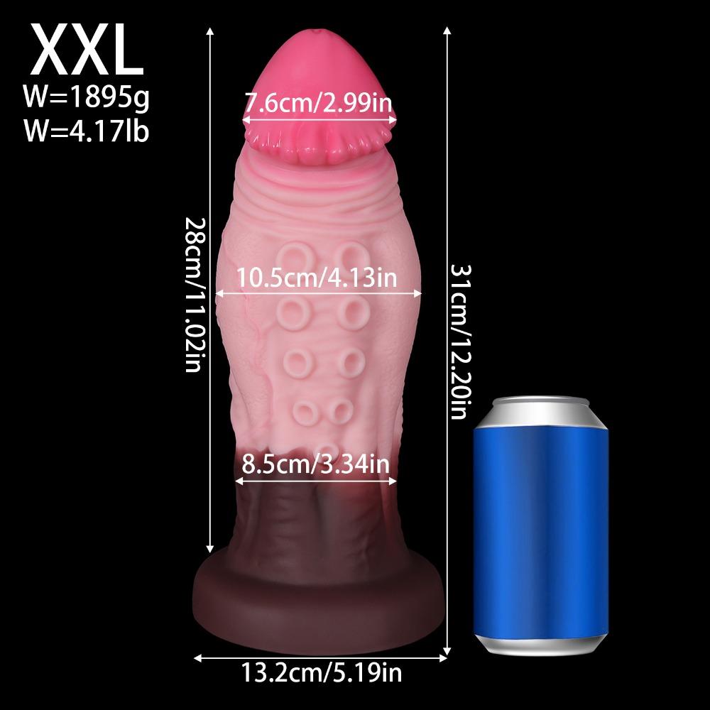 Ultra Soft Liquid Silicone Huge Anal Plug Dildo Women Adult Sex Toy