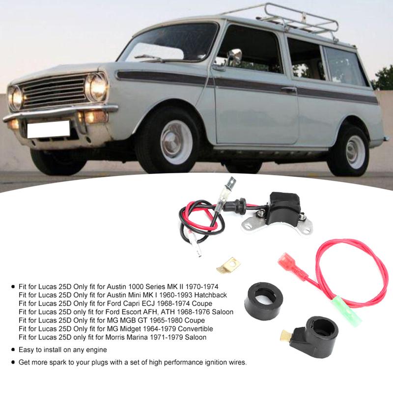Электронный комплект зажигания для автомобиля, подходит для Lucas 25D DM2, модификация автомобиля