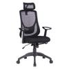 Офисное кресло Iris Plaza Кресло Стул Письменный стол Подголовник Сетка Полиэстер Черный x Черный OFC-08