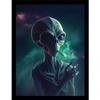 Ada Ingram Stoner Alien Framed Poster