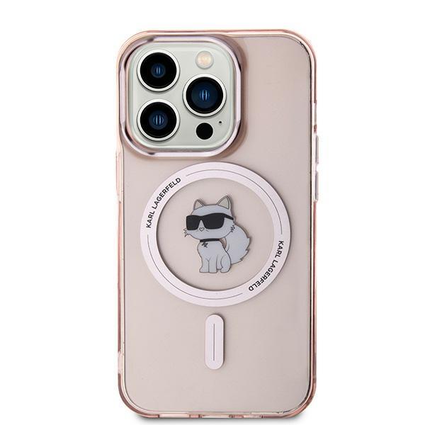 Karl Lagerfeld Klhmp14Xhfccnop Iphone 14 Pro Max 6.7 Różowy/Pink Hardcase Iml Choupette Magsafe