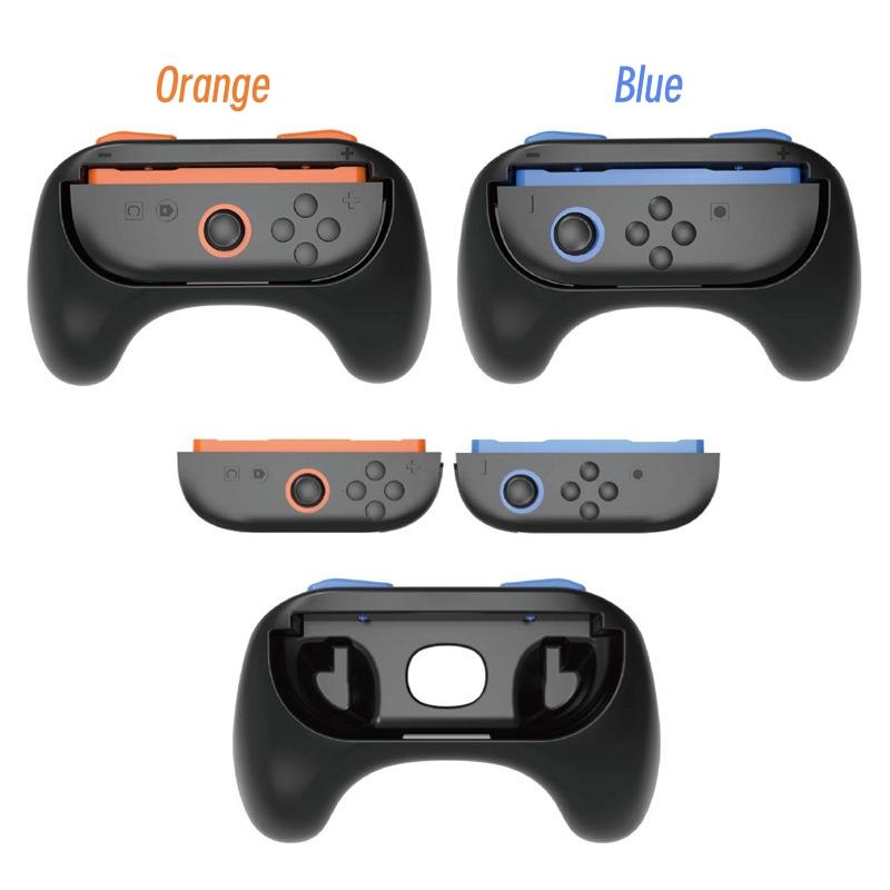 2 шт. Игровой держатель-рукоятка для контроллера Nintendo Switch, 2 рукоятки Joy-Con для NS2 Joypad, Ручной держатель-подставка для геймпада, Кронштейн-держатель