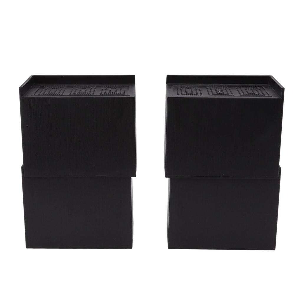 4 шт. прочная черная подставка 5 дюймов квадратная увеличенная расширенная мебельная подставка для офиса