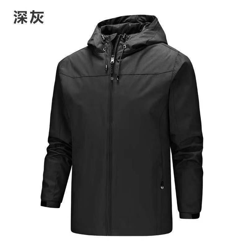 Весенне-осенняя мужская штормовая куртка Fashion Port Wind с капюшоном, ветрозащитное пальто Tooling Youth Tide Big Pocket Des