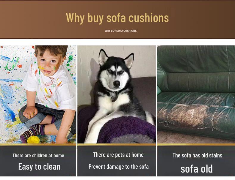 Роскошная европейская нескользящая подушка и чехол для дивана из натуральной кожи