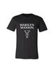 Премиум-футболка группы Marilyn Manson Черная S-4XL