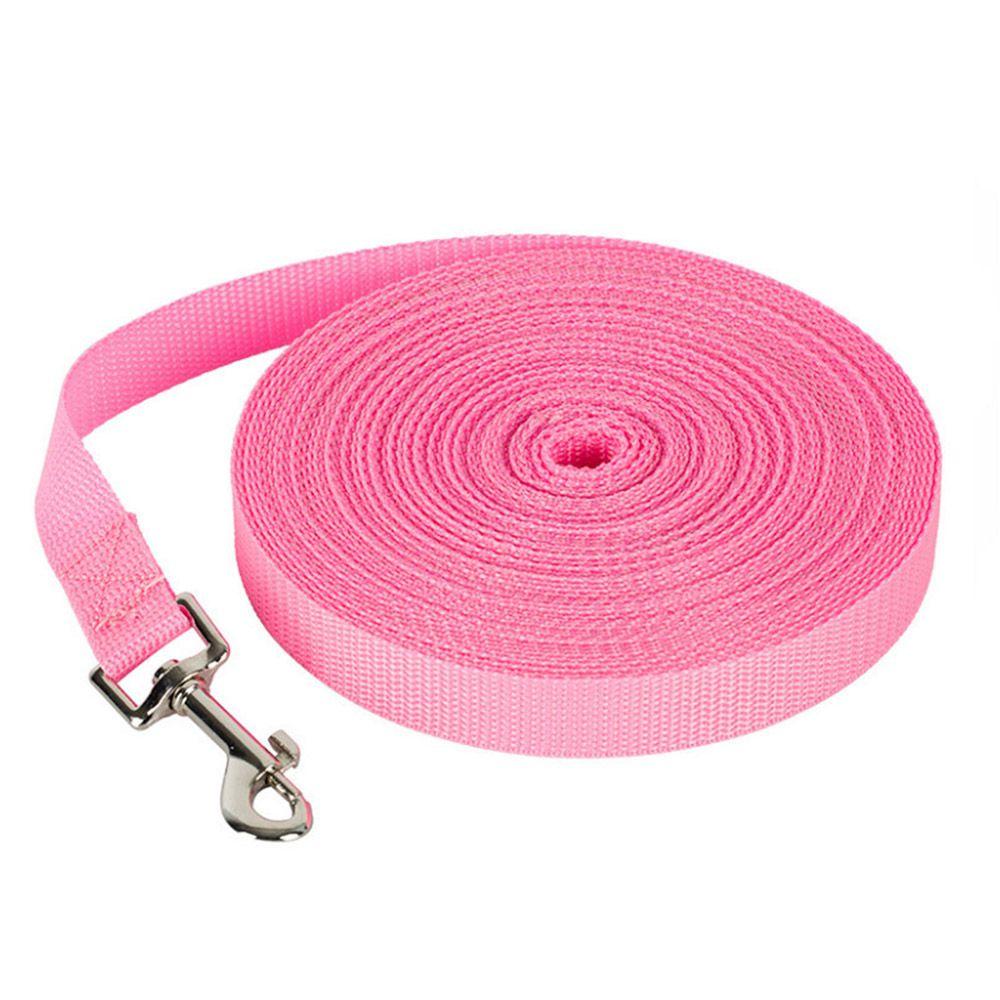 Colorful Dogs Cats Nylon Belt Puppy Collar Traction Rope Dog Leash Walking Training Lead Strap