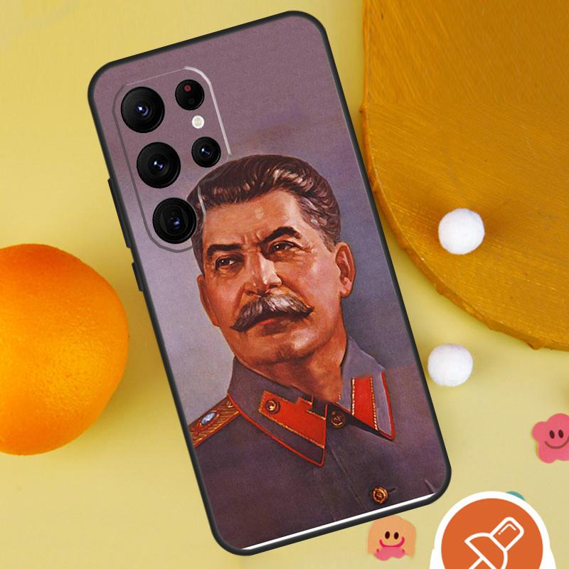 Сталин Советский Чехол для Телефона Для Samsung Galaxy S25 Ultra S24 S22 S21 Ultra S9 S10 S20 Plus S23 FE Funda Чехол
