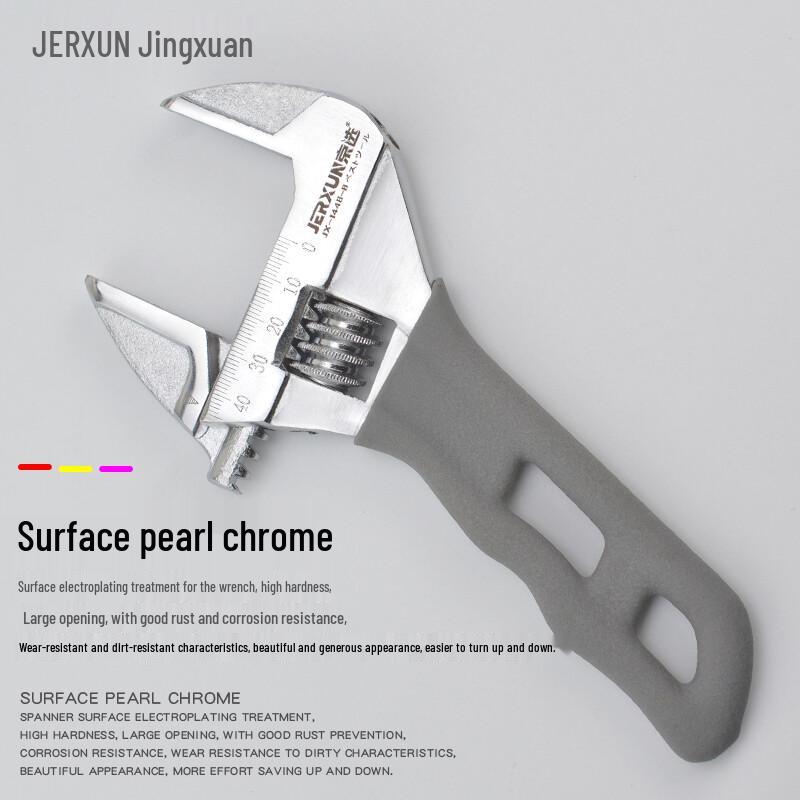 Мини-разводной ключ JERXUN с широким зевом