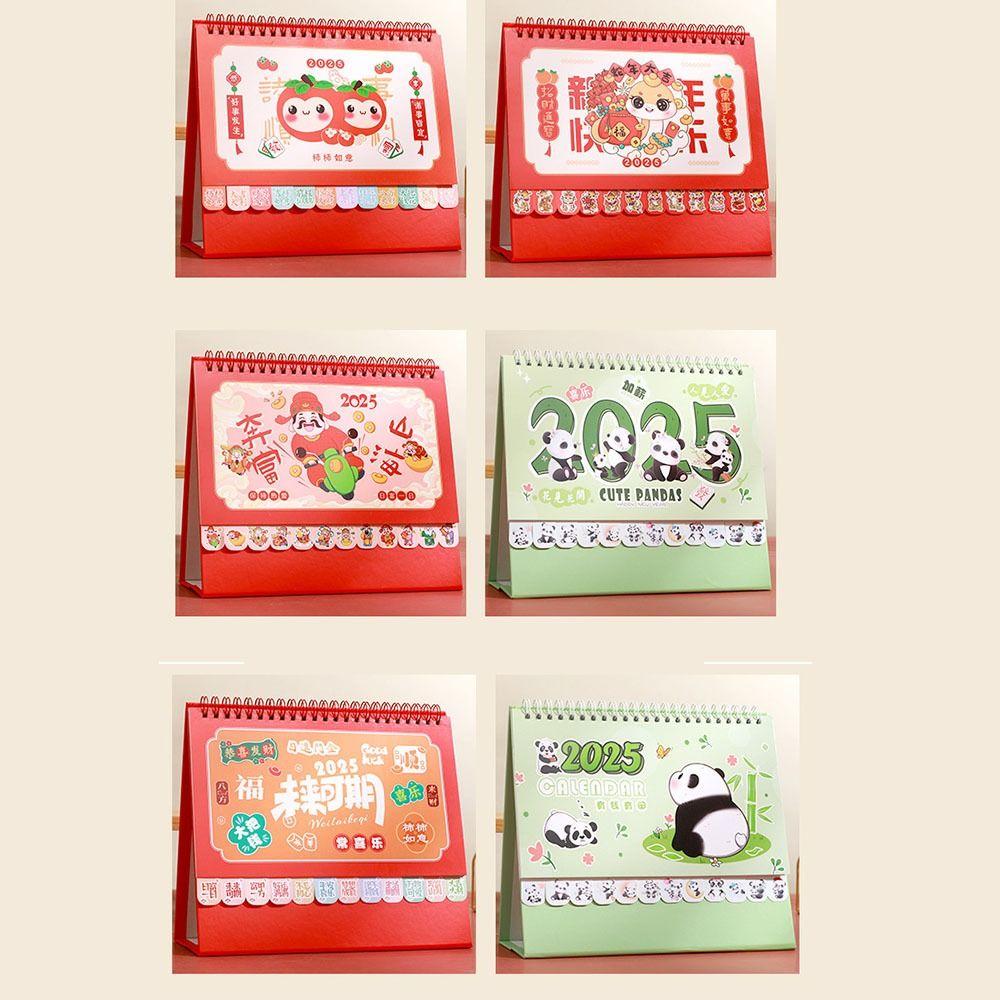 Настольный календарь-флип на 2025 год, ежедневный, месячный, настольный календарь для студента