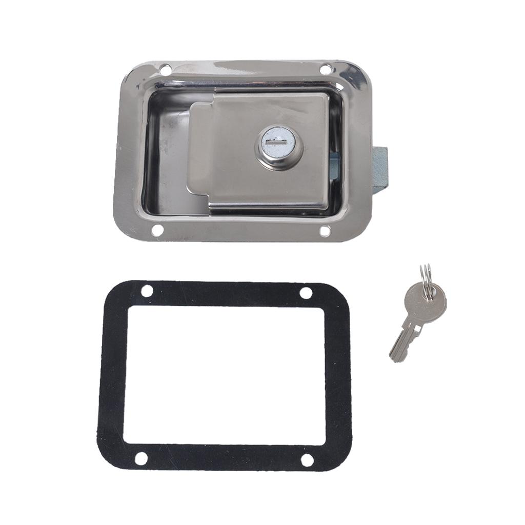 RV Travel Trailer Boat Lock Entrance Door Toolbox Latch Stainless Steel