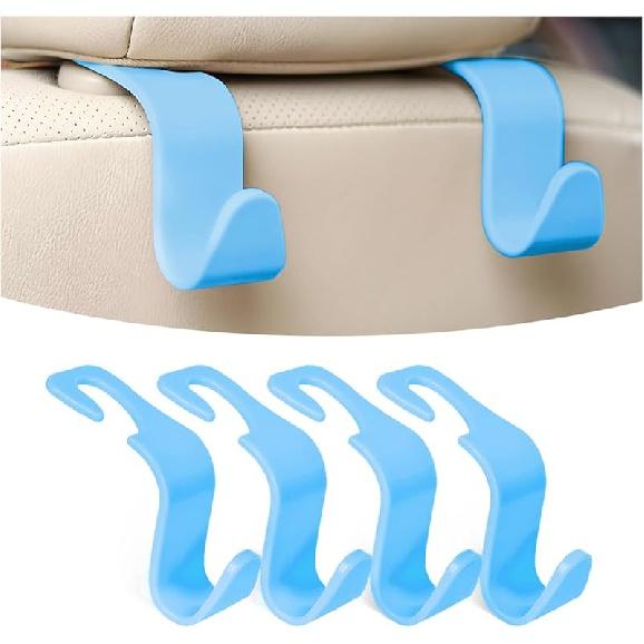 Крючок для подголовника автомобильного сиденья, 4 упаковки вешалок для автомобильных сидений, органайзер для хранения сумок, сумок, пальто, продуктовых сумок, автомобильных аксессуаров для интерьера, универсальный