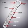 Spoke Wrench Bike Tool Cycling Repair Bike Spoke Wrench Spanners Wrench Cycling Wheel Rims Wrench Bike Repair Wrench