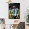Messi Custom Your Name Wall Decor Tapestry Art For Pet Memorial Birthdaywedding Party Backdrop Family Gift