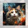 5D Алмазная мозаика Кот Полная Алмазная Мозаика Животное Вышивка Цветок Набор для Творчества Ручная Работа Подарок