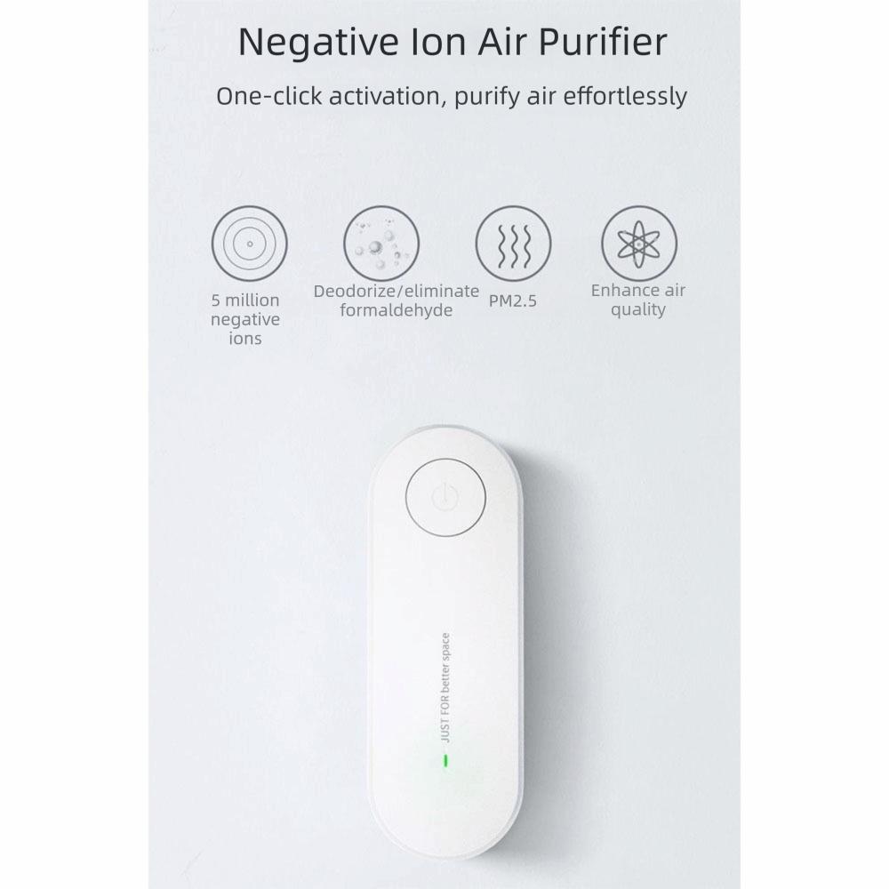 Ultrasonic Air Purifier Mini Air Freshener Ionizer Odor Eliminator Toilets