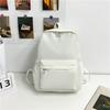 New Korean Style Large Capacity Versatile Backpack For Teen Girls Minimalist Solid Color School Bag Fashionable Student Backpack