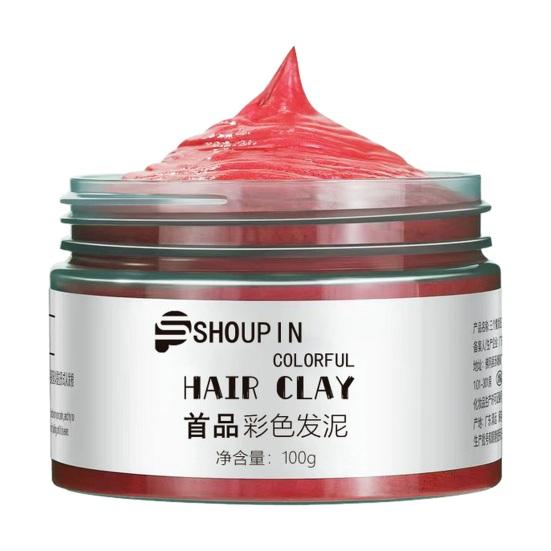100 мл одноразовый крем-краска для волос, красочные натуральные растения, моющиеся, безопасные для мужчин и женщин, унисекс, временная краска для волос, воск, мгновенная прическа, цветной глиняный гель