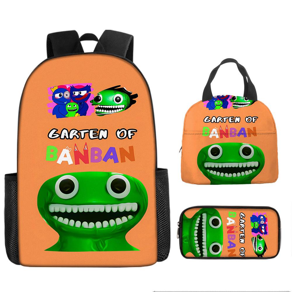 Class Garden Cartoon Primary and Secondary School School Bag Children's Backpack Backpack Three-piece Set