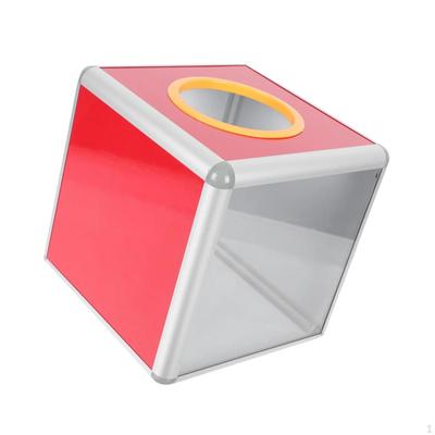 11,81-дюймовый ящик для пожертвований Lucky Raffle Case, контейнер для хранения карточек и мячей, квадратный комментарий
