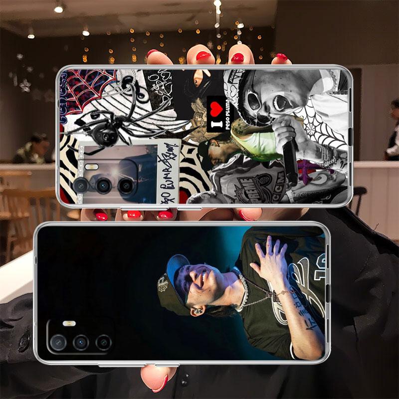 Peso Pluma Transparent Phone Case for Samsung Galaxy A04 A04S A14 A23 A34 A54 M23 M33 M52 M53