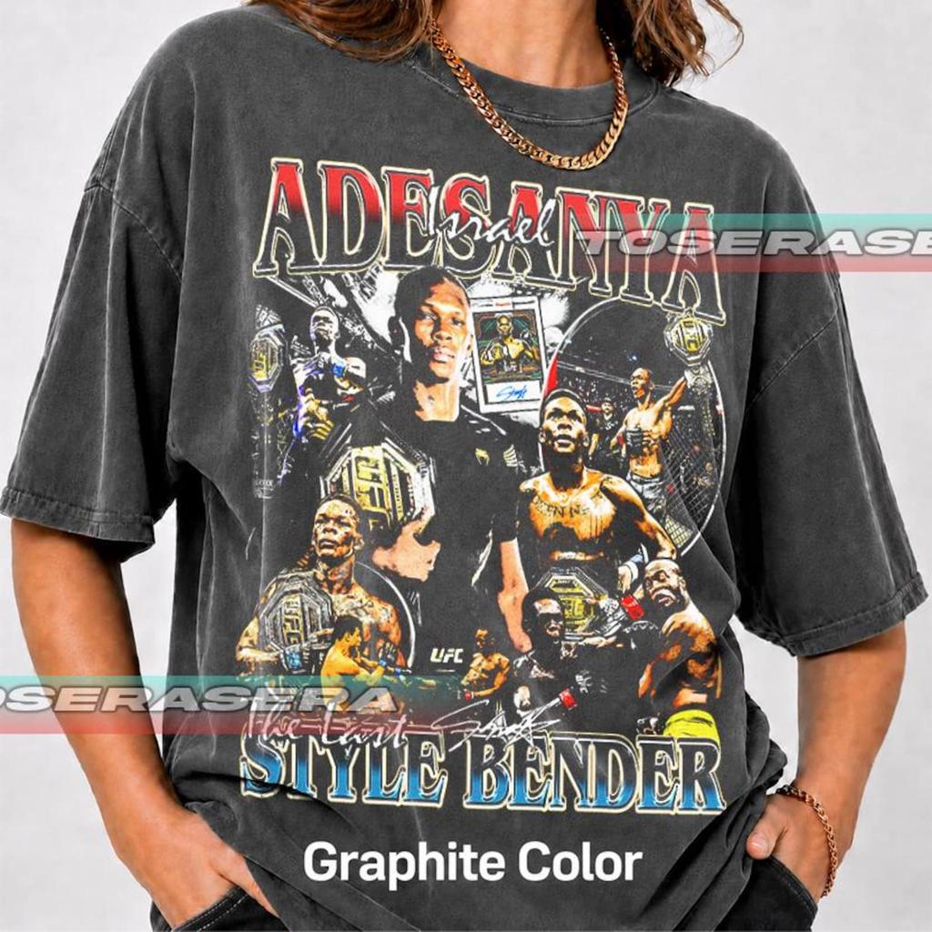 Israel Adesanya UFC Shirt – The Last Stylebender Tee – MMA Fighter Graphic – Unisex Fan Apparel FD