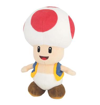 NINTENDO SUPER MARIO Плюшевая кукла КОЛЛЕКЦИЯ ВСЕХ ЗВЕЗД Тоад Маленький Размер Япония НОВЫЙ