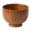 Natural Jujube Wood Noodle Bowl Handmade Round Soup Salad Bowl Food-Safe Oil Finish Handcrafted Rice Mug for Tea Coffee
