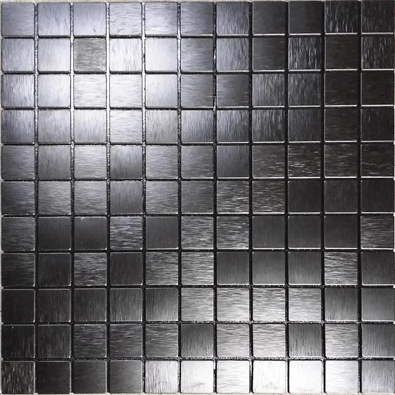 3D европейская гладкая металлическая мозаика настенная наклейка самоклеящаяся плитка кухня ванная комната бар гостиная ТВ фон настенный декор палка