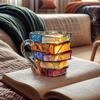 Расписная кружка-книга, новинка, 3D, расписные книги, кофейная кружка, креативная чашка для питья, коллекция, подарки для любителей литературы