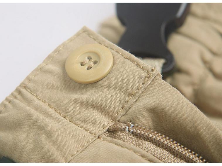 Мужские уличные брюки-карго с множеством карманов и флисовой подкладкой