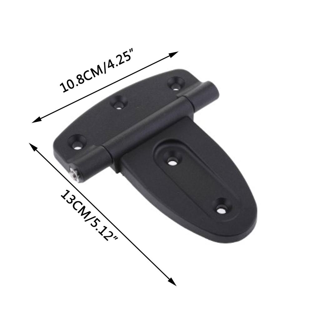 Пластиковая Т-образная петля для сарая, прочная петля для ворот, петли для дверей амбара, фурнитура в винтажном стиле, нержавеющая, черного цвета