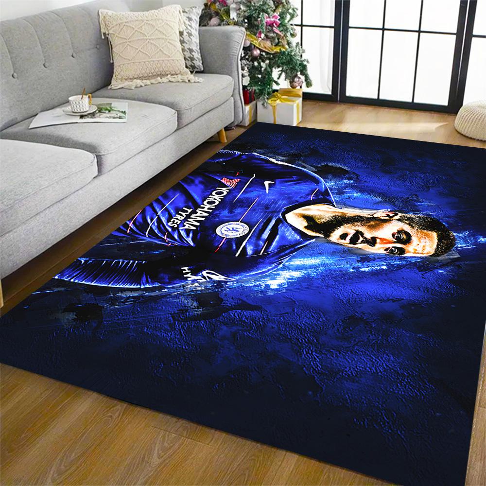 Soccer Player Action Carpet Perfect for Entryway Bedrooms Hallway Outdoor Antislip Carpet Decorate Offices Luxury Gift for Birthday, Christmas, Weddin