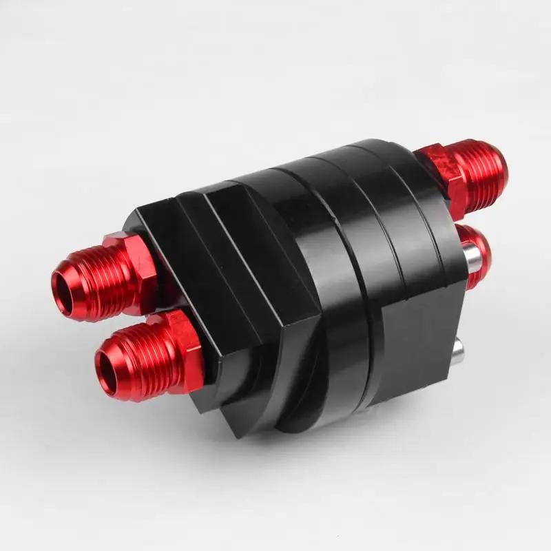 1pcs Car Split-Type Oil Temp & Pressure Gauge With Oil Cooler Adapter Accessories Fits Most Vehicles