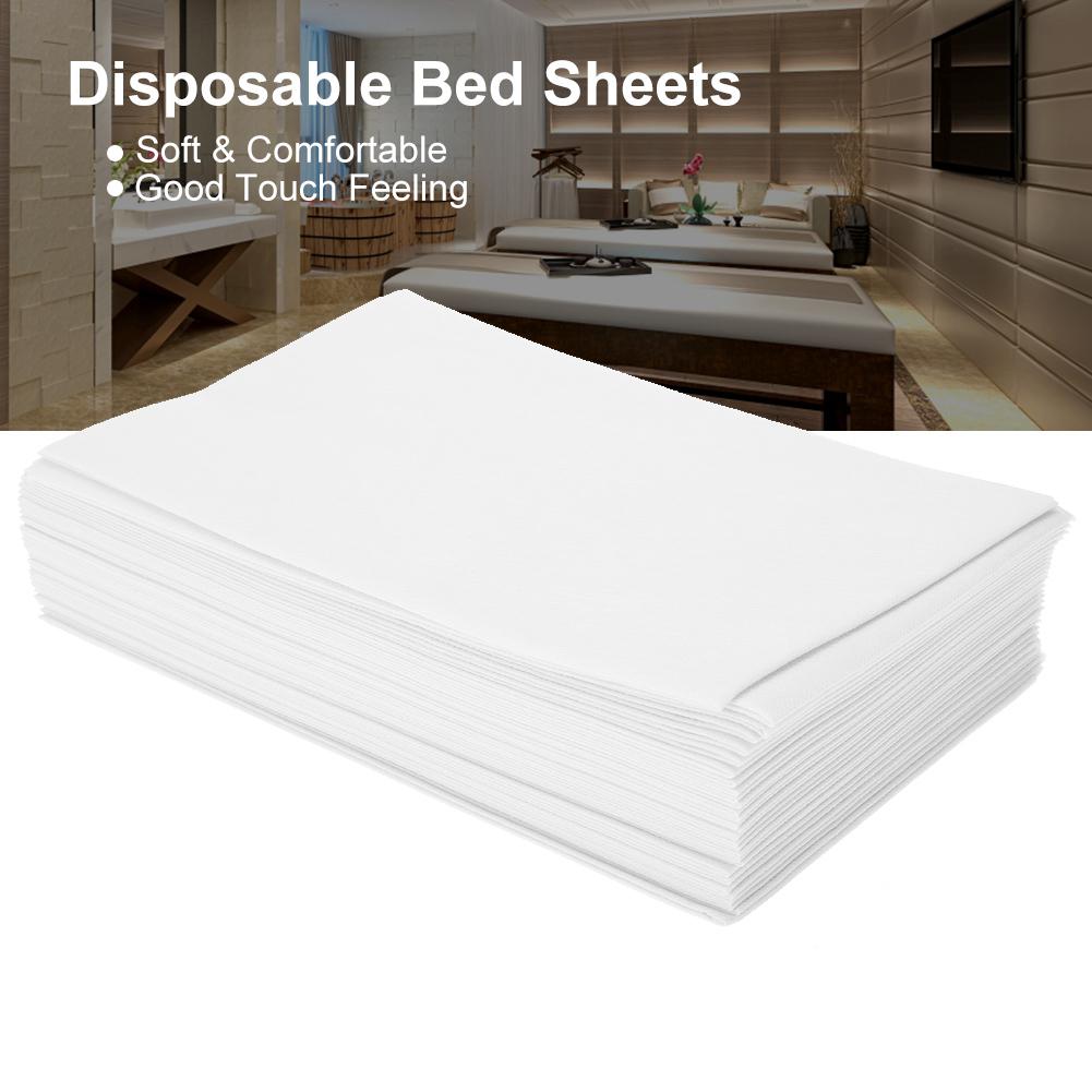 10 шт. одноразовые простыни для салонов красоты, массажа, медицинские, утолщенные, нетканые простыни, белые
