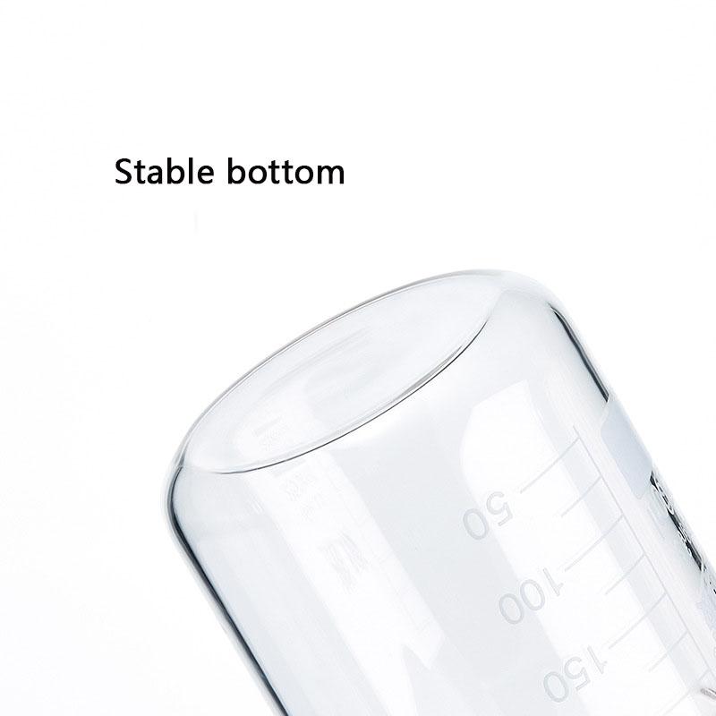 3 шт. Набор стеклянных мерных стаканов, прозрачная шкала, термостойкий стакан, кухонный мерный стакан для выпечки, лабораторный контейнер, кувшины