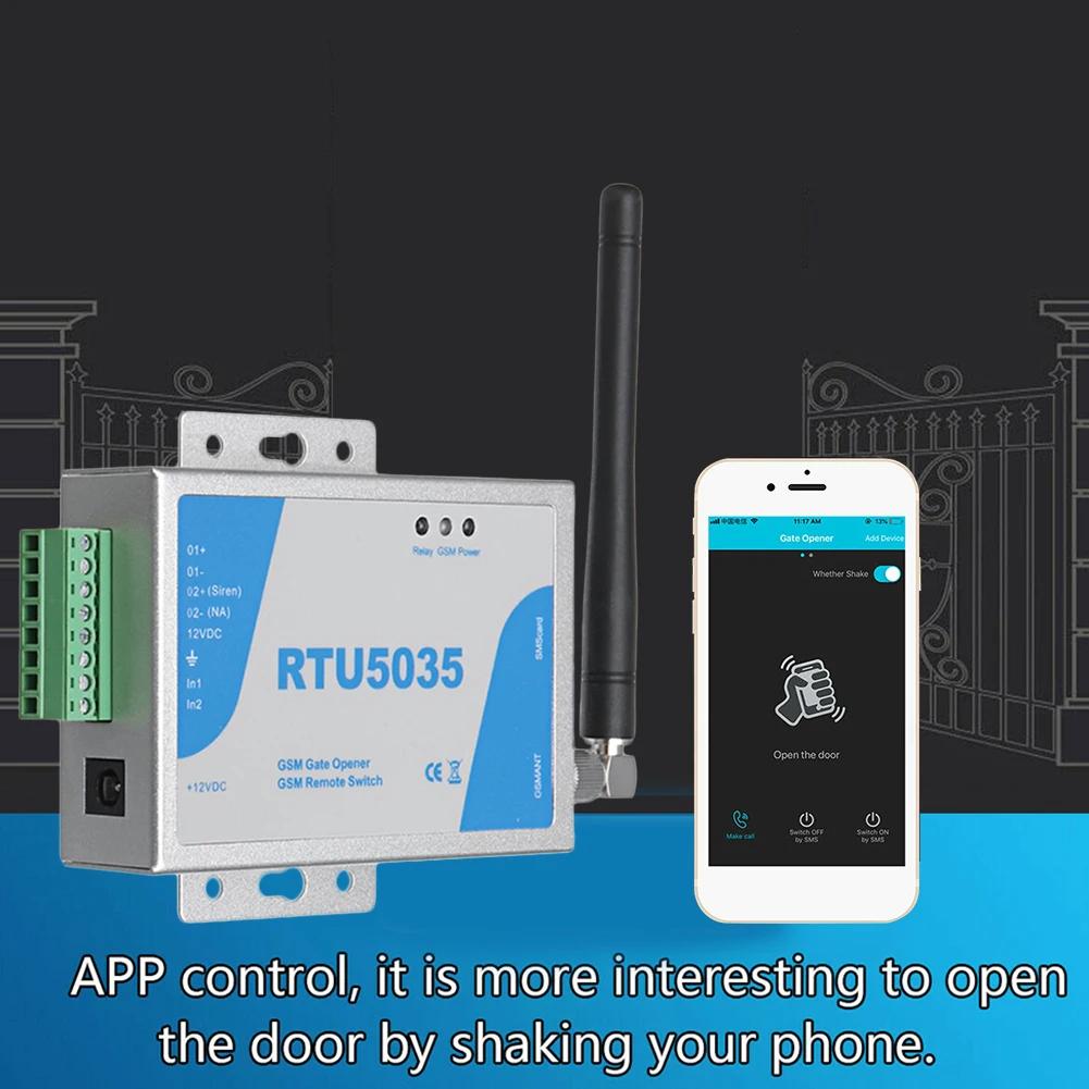 RTU5035 RTU5024 GSM Открыватель ворот Релейный переключатель Звонок в дверь Пульт дистанционного управления Управление дверью через телефон для умного дома гаража