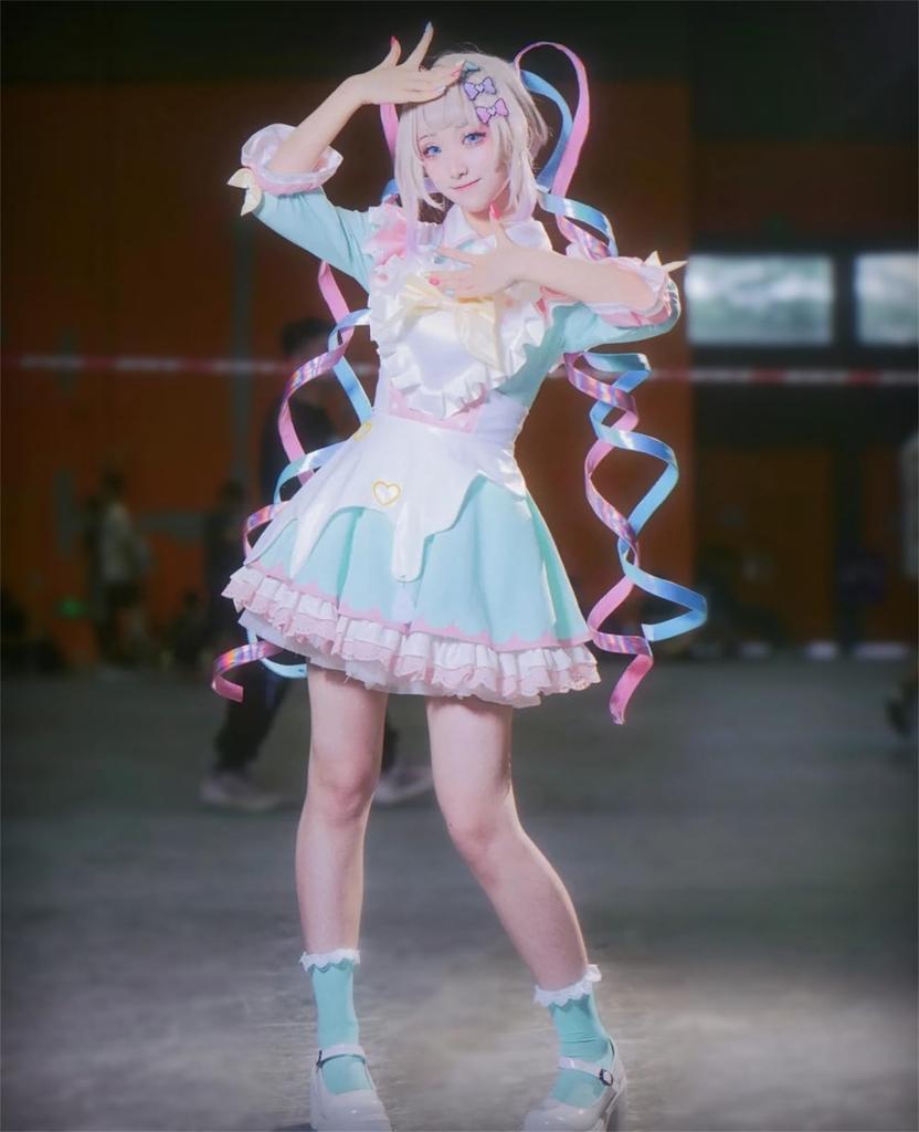 Nidiga Super JK Maid Super Cute Cosplay Needy Girl Costume for School [NOKIJP] Ten-chan Cosplay, Ame-chan Cosplay, Streamer, Tenshi-chan Cosplay,