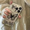Чехол для iPhone с рисунком бабочки для моделей 12-17, включая 14, 15, 16 Pro Max