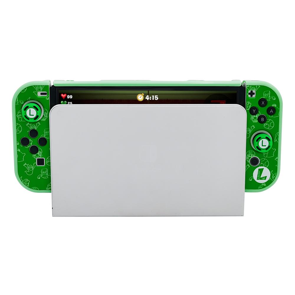 Совместимый защитный чехол для Switch OLED: Дизайн особняка Марио и Луиджи